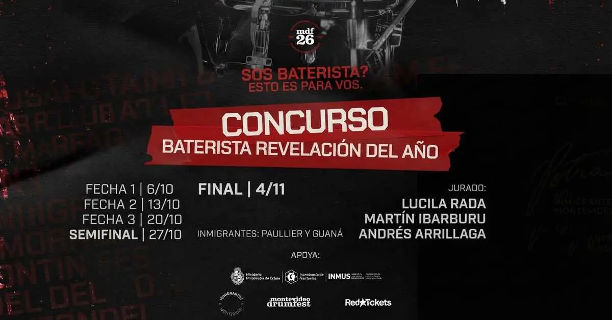 Quinta edición del concurso “ Baterista Revelación del año”