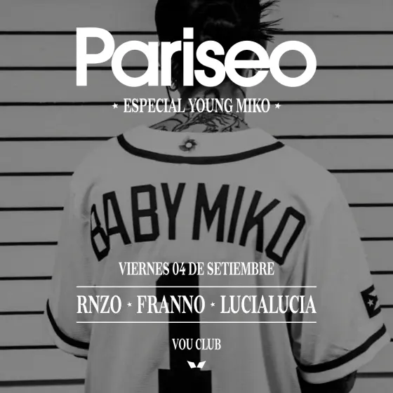 PARISEO LATIN CLUB ESPECIAL YOUNG MIKO - VIE 4 SET