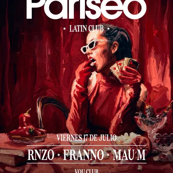 PARISEO LATIN CLUB ESPECIAL CARMESÍ - 17 DE JUL