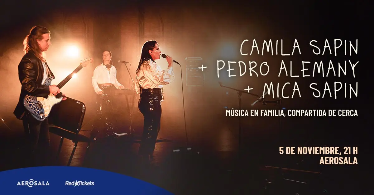 Camila Sapin + Pedro Alemany + Mica Sapin - Música en familia, compartida de cerca