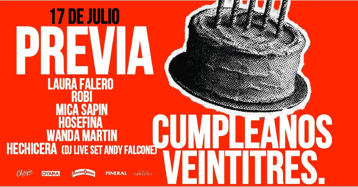 PREVIA CUMPLEAÑOS VEINTITRÉS