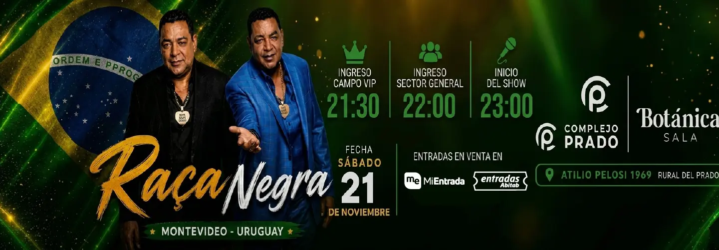 Raça Negra - Montevideo - 21 de noviembre