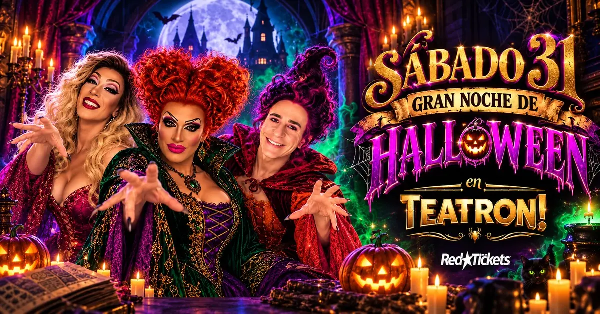 FIESTA HALLOWEEN +30: PREMIOS , BAILE Y DIVERSION EN TEATRON